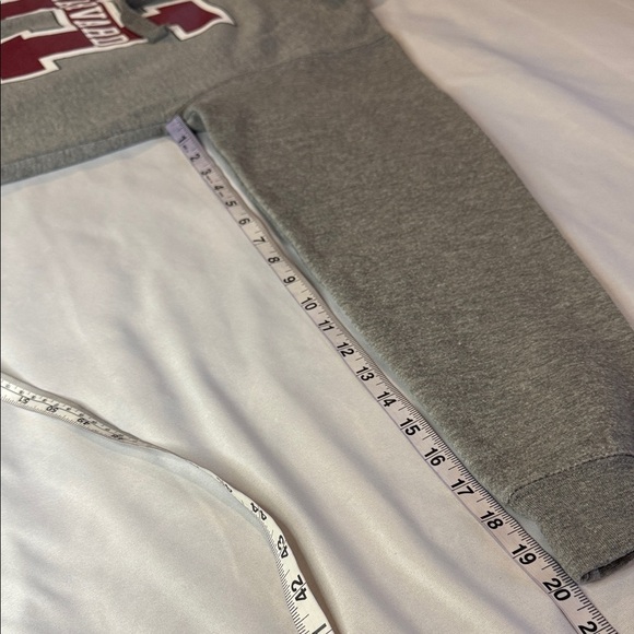 MillTex HARVARD University H&M Hoodie - Gray Pullover Sweatshirt - Sz L - Picture 9 of 10